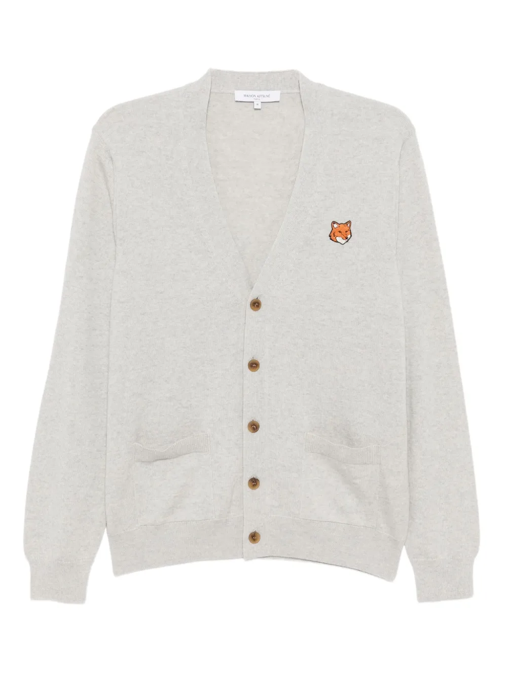 Кардиган с нашивкой Bold Fox Head Maison Kitsuné, серый
Кардиган с нашивкой Bold Fox Head Maison Kitsuné, серый