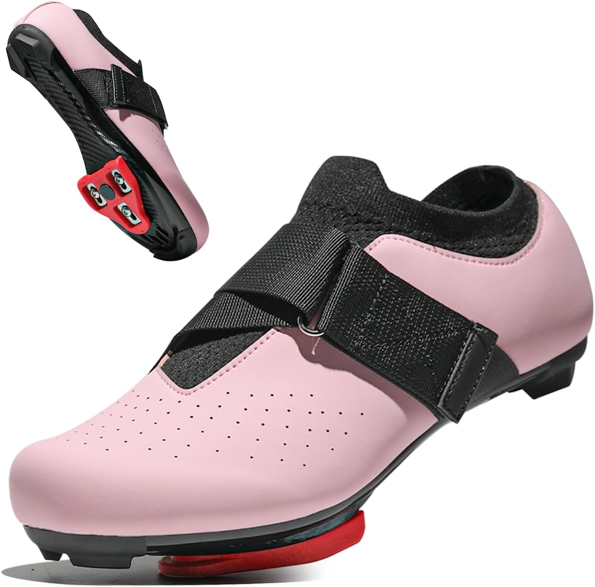 Женские и мужские велосипедные туфли, совместимые с велосипедом Peloton, для езды в помещении и на шоссе, с велосипедными туфлями и креплениями Delta в комплекте Soleease, розовый
Женские и мужские велосипедные туфли, совместимые с велосипедом Peloton, для езды в помещении и на шоссе, с велосипедными туфлями и креплениями Delta в комплекте Soleease, розовый