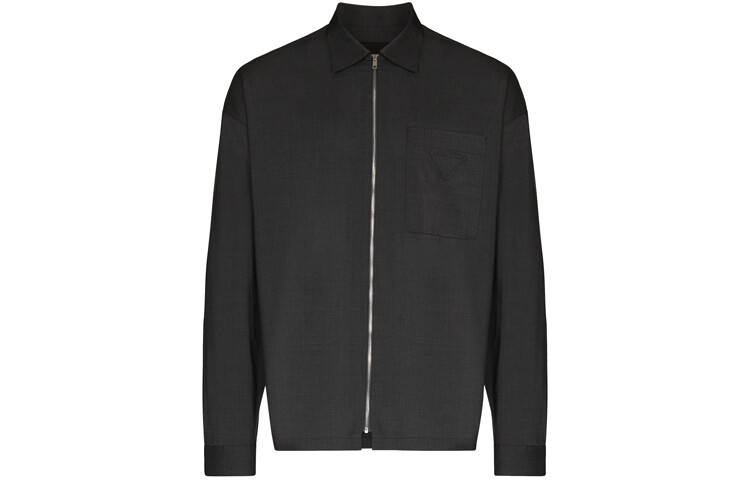 Рубашка мужская черная Prada, черный
Рубашка мужская черная Prada, черный