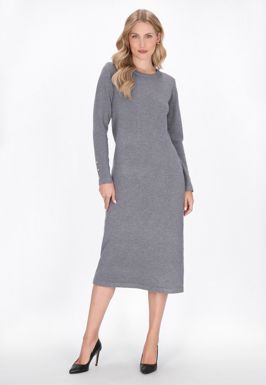 Платье DreiMaster Jumper dress, Grey Melange/Green
Платье DreiMaster Jumper dress, Grey Melange/Green