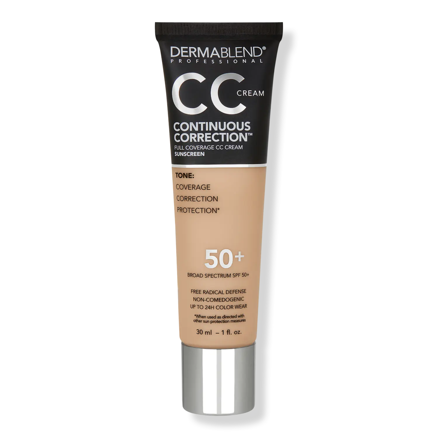 Коррекция тона кожи с помощью CC-крема, SPF 50+ Dermablend, 37N (medium)
Коррекция тона кожи с помощью CC-крема, SPF 50+ Dermablend, 37N (medium)