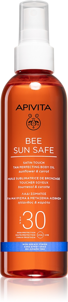 Масло для загара Bee Sun Safe Satin Touch SPF 30 Apivita, 200 мл
Масло для загара Bee Sun Safe Satin Touch SPF 30 Apivita, 200 мл