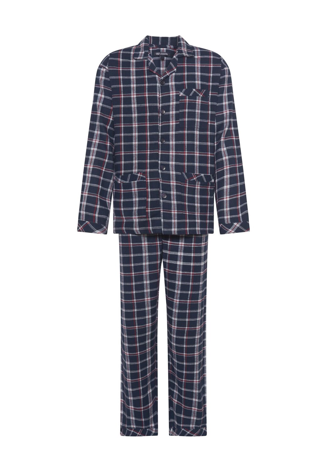 Пижама мужская, планка на пуговицах, накладные карманы Dunmore, цвет Blaurot
Пижама мужская, планка на пуговицах, накладные карманы Dunmore, цвет Blaurot