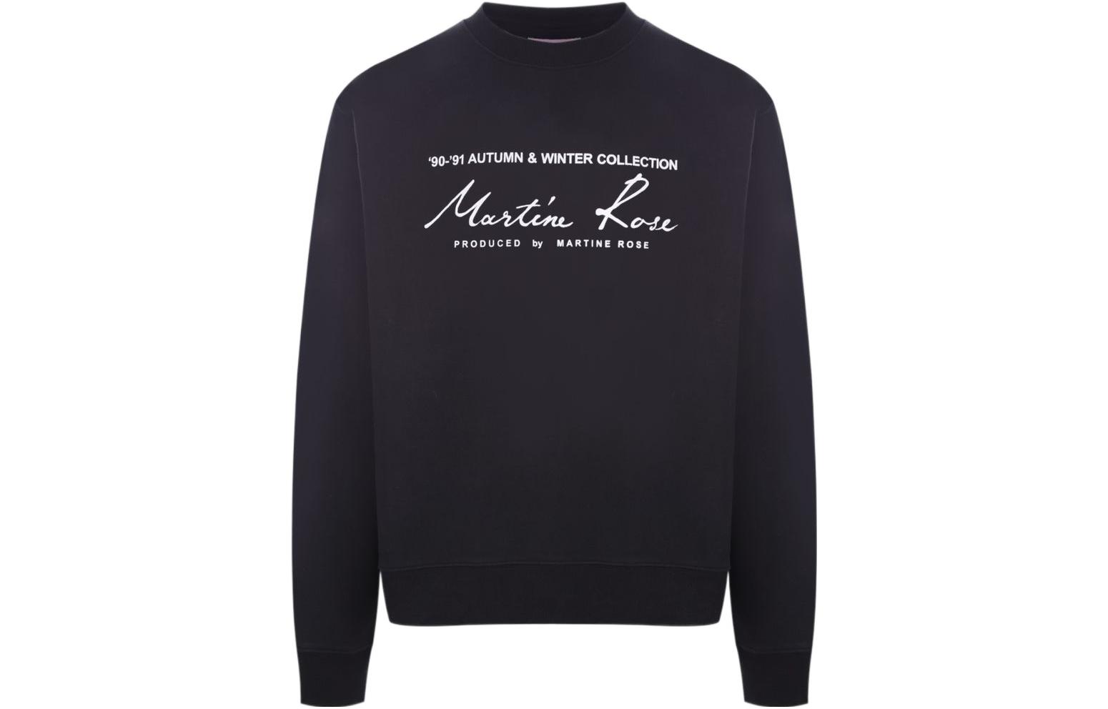 Свитшот с принтом слогана Martine Rose, черный
Свитшот с принтом слогана Martine Rose, черный