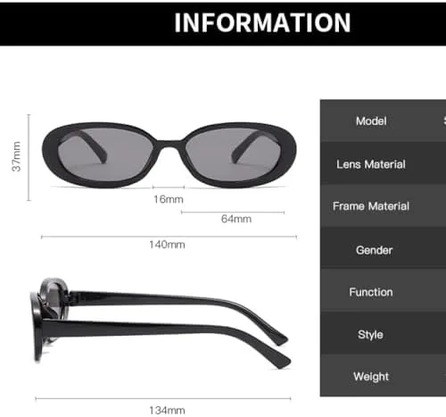 Солнцезащитные очки овальной формы 2026 года для женщин, винтажные, ретро, черно-белые, классические, с защитой от УФ-излучения UV400 MTZJH, Black White
Солнцезащитные очки овальной формы 2026 года для женщин, винтажные, ретро, черно-белые, классические, с защитой от УФ-излучения UV400 MTZJH, Black White