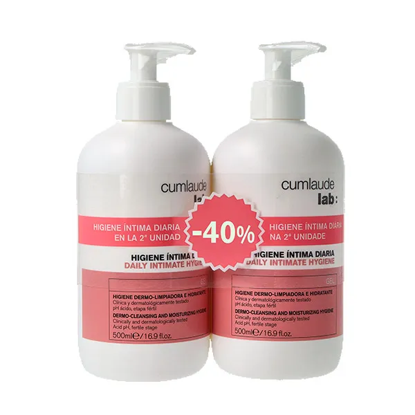 Дермоочищающий гель Duplo Higiene Íntima Diaria Cumlaude Lab, 1 UD
Дермоочищающий гель Duplo Higiene Íntima Diaria Cumlaude Lab, 1 UD