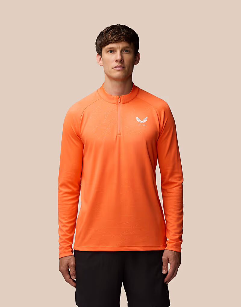 Тренировочный топ Adapt с застежкой-молнией 1/4, оранжевый Castore
Тренировочный топ Adapt с застежкой-молнией 1/4, оранжевый Castore