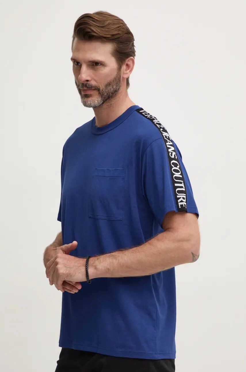 Хлопковая футболка Versace Jeans Couture, синий
Хлопковая футболка Versace Jeans Couture, синий