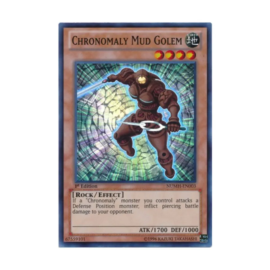 CCG Хрономатический грязевой голем (супер редкий), Yu-Gi-Oh - Number Hunters - Singles
CCG Хрономатический грязевой голем (супер редкий), Yu-Gi-Oh - Number Hunters - Singles