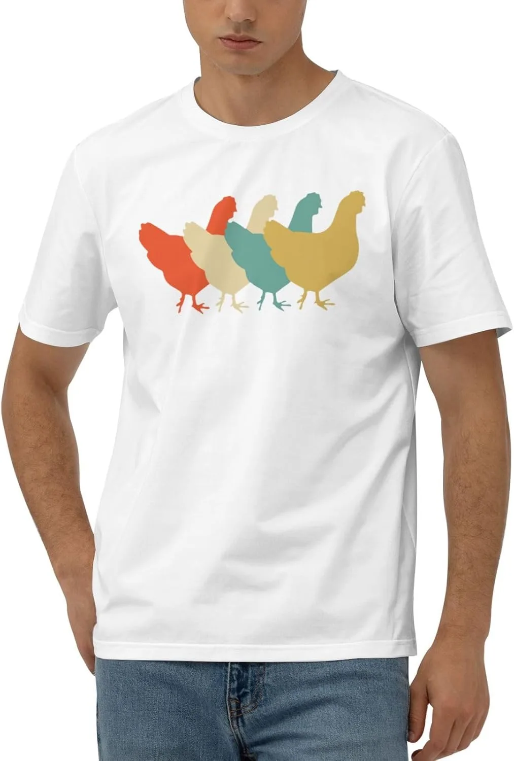 Футболка Vintage Retro Art Chicken мужская, короткий рукав, Cotton, Black JYEXSEIZ
Футболка Vintage Retro Art Chicken мужская, короткий рукав, Cotton, Black JYEXSEIZ