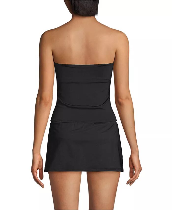 Верх женского купальника-бандо-танкини Lands' End, черный
Верх женского купальника-бандо-танкини Lands' End, черный