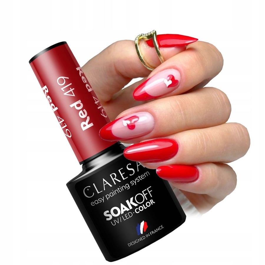 Claresa Red 419 Красный гибридный лак для ногтей Hybrid Red 5 мл Puderek
Claresa Red 419 Красный гибридный лак для ногтей Hybrid Red 5 мл Puderek