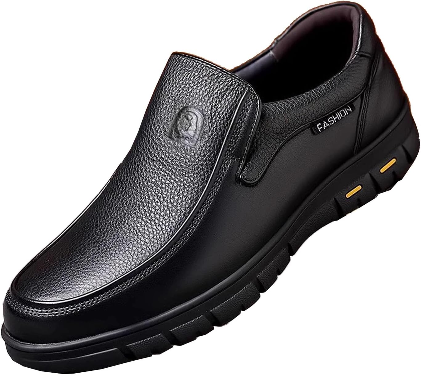 Мужские лоферы из премиальной кожи, классические туфли без шнурков, удобная повседневная обувь для вечеринок, выпускных и свадеб Generic, черный
Мужские лоферы из премиальной кожи, классические туфли без шнурков, удобная повседневная обувь для вечеринок, выпускных и свадеб Generic, черный