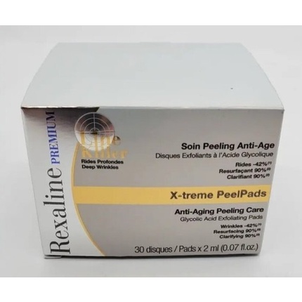 Premium X-Treme Peelpads 30 подушечек Rexaline
Premium X-Treme Peelpads 30 подушечек Rexaline