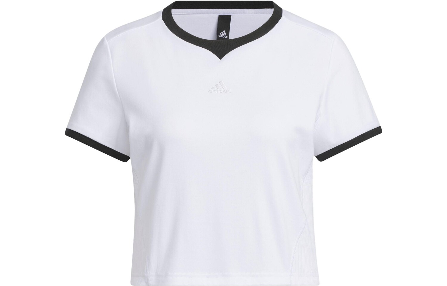 Укороченный топ женский белый Adidas
Укороченный топ женский белый Adidas