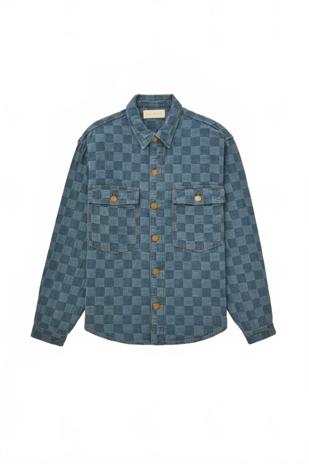 Унисекс оверсайз рубашка Noah в технике пэчворк с эффектом выцветания Road to Nowhere, Faded Patchwork
Унисекс оверсайз рубашка Noah в технике пэчворк с эффектом выцветания Road to Nowhere, Faded Patchwork