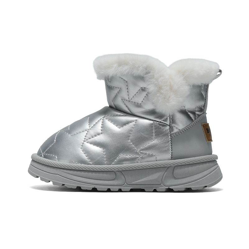 Противоскользящие и износостойкие теплые детские ботинки Rebound BOBDOG, серебряный
Противоскользящие и износостойкие теплые детские ботинки Rebound BOBDOG, серебряный