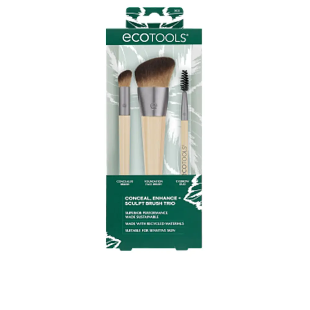 Кисть для лица New natural estuche Ecotools, 3 шт.
Кисть для лица New natural estuche Ecotools, 3 шт.