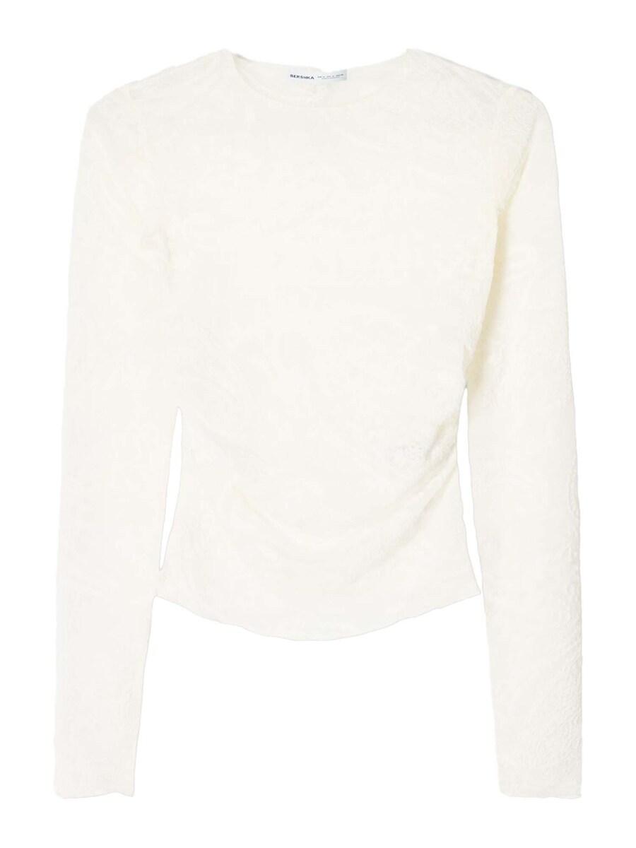 Рубашка Bershka, экрю
Рубашка Bershka, экрю