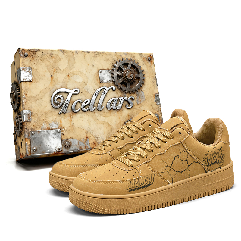 Низкие скейтбордистские кроссовки унисекс в эксклюзивной коробке Tcellars, maple желтый (thunder and lightning)
Низкие скейтбордистские кроссовки унисекс в эксклюзивной коробке Tcellars, maple желтый (thunder and lightning)