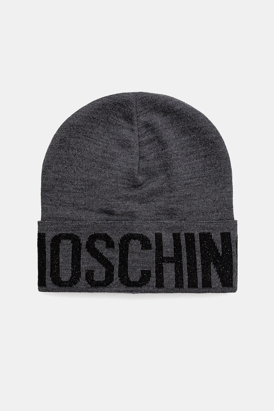 Шерстяная шапка Moschino, серый
Шерстяная шапка Moschino, серый