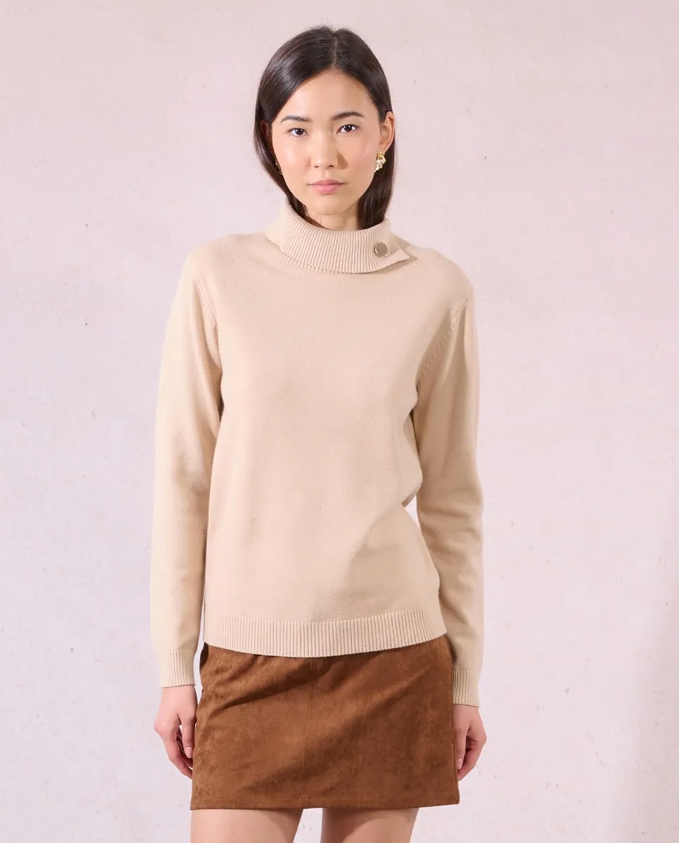 Дамской свитер с длинными рукавами и высоким воротником Molly Bracken, бежевый
Дамской свитер с длинными рукавами и высоким воротником Molly Bracken, бежевый