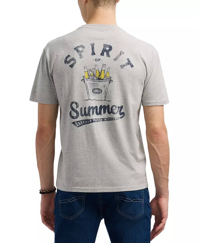 Мужская футболка Thirstk с коротким рукавом и круглым вырезом, принт "Spirit of Summer" Buffalo David Bitton, серый
Мужская футболка Thirstk с коротким рукавом и круглым вырезом, принт "Spirit of Summer" Buffalo David Bitton, серый