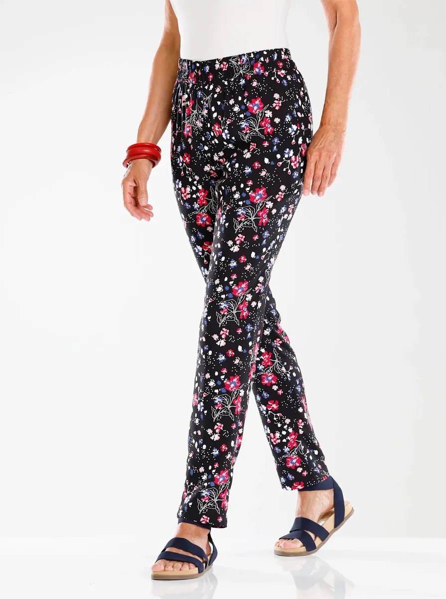 Брюки без застежки Classic Basics, цвет Schwarz-Erdbeere-Bedruckt
Брюки без застежки Classic Basics, цвет Schwarz-Erdbeere-Bedruckt