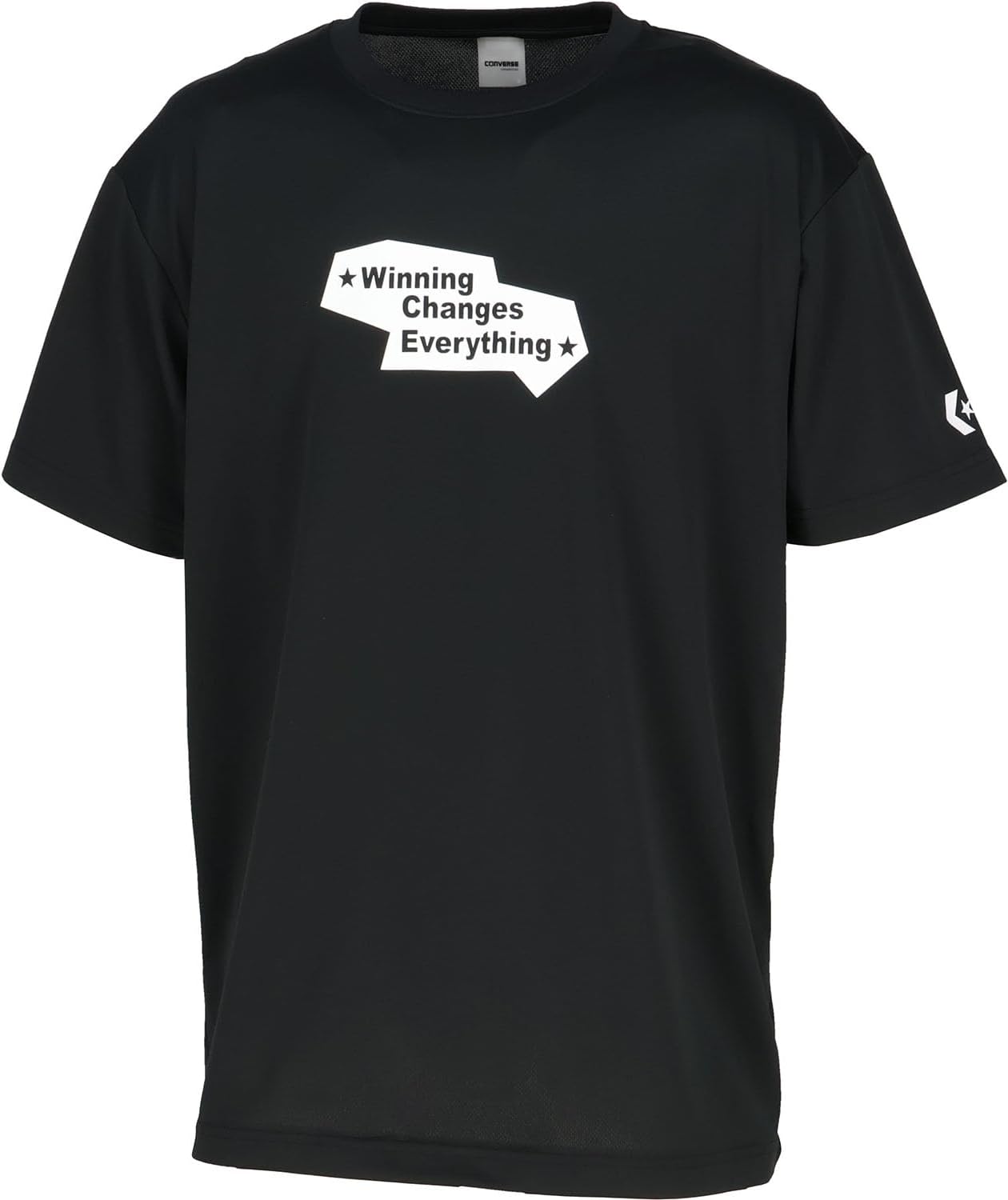 Баскетбольная футболка Converse CB252362 с коротким рукавом и принтом, влагоотводящая, быстросохнущая, унисекс, черно-белый
Баскетбольная футболка Converse CB252362 с коротким рукавом и принтом, влагоотводящая, быстросохнущая, унисекс, черно-белый