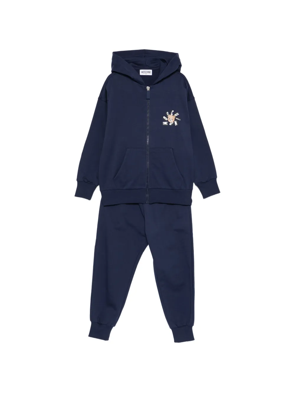 Толстовка с капюшоном и графическим принтом на молнии Moschino Kids, синий
Толстовка с капюшоном и графическим принтом на молнии Moschino Kids, синий
