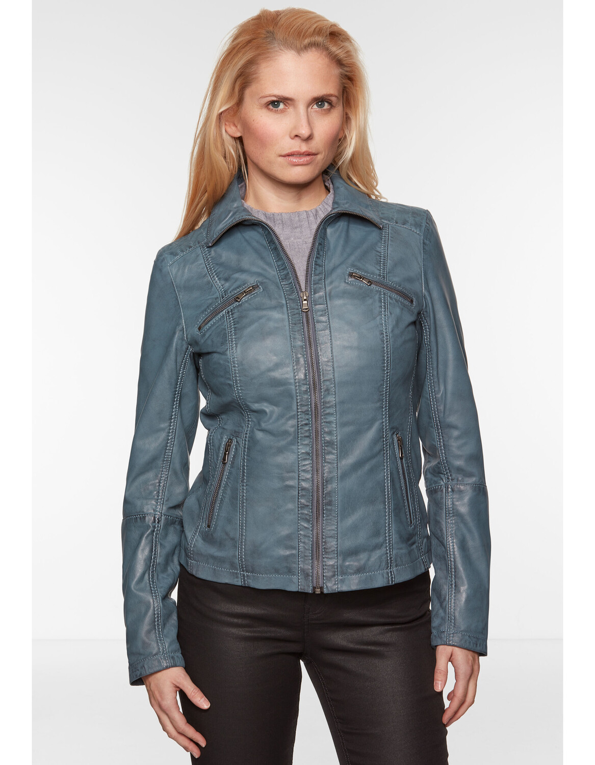 Кожаная куртка 7eleven Vinca, серый
Кожаная куртка 7eleven Vinca, серый