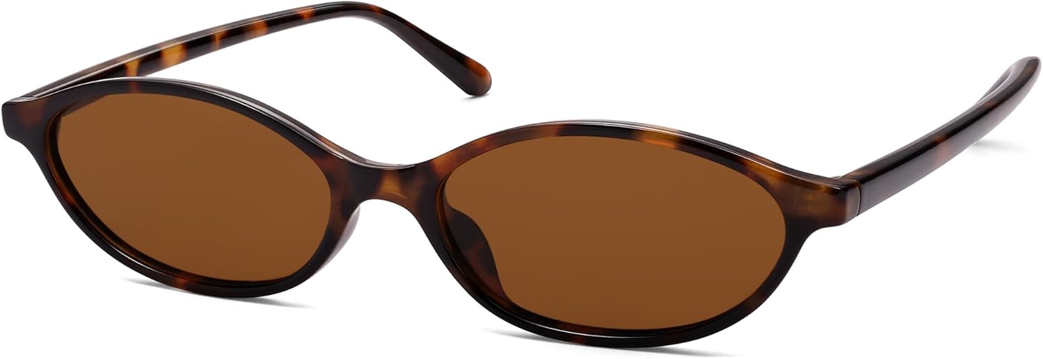 Ретро-солнцезащитные очки «кошачий глаз» овальной формы для женщин, модные узкие солнцезащитные очки в стиле Y2k, дизайнерские солнцезащитные очки AR82253 HERJOUR, C05 Tortoise/Brown
Ретро-солнцезащитные очки «кошачий глаз» овальной формы для женщин, модные узкие солнцезащитные очки в стиле Y2k, дизайнерские солнцезащитные очки AR82253 HERJOUR, C05 Tortoise/Brown