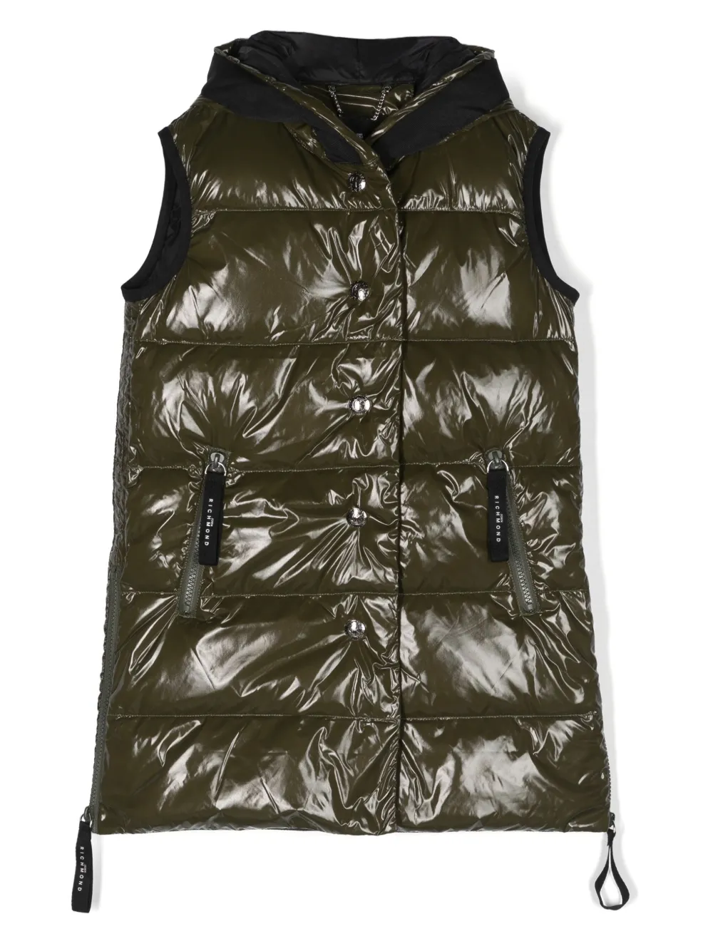 Дутый жилет с капюшоном John Richmond Junior, зеленый
Дутый жилет с капюшоном John Richmond Junior, зеленый