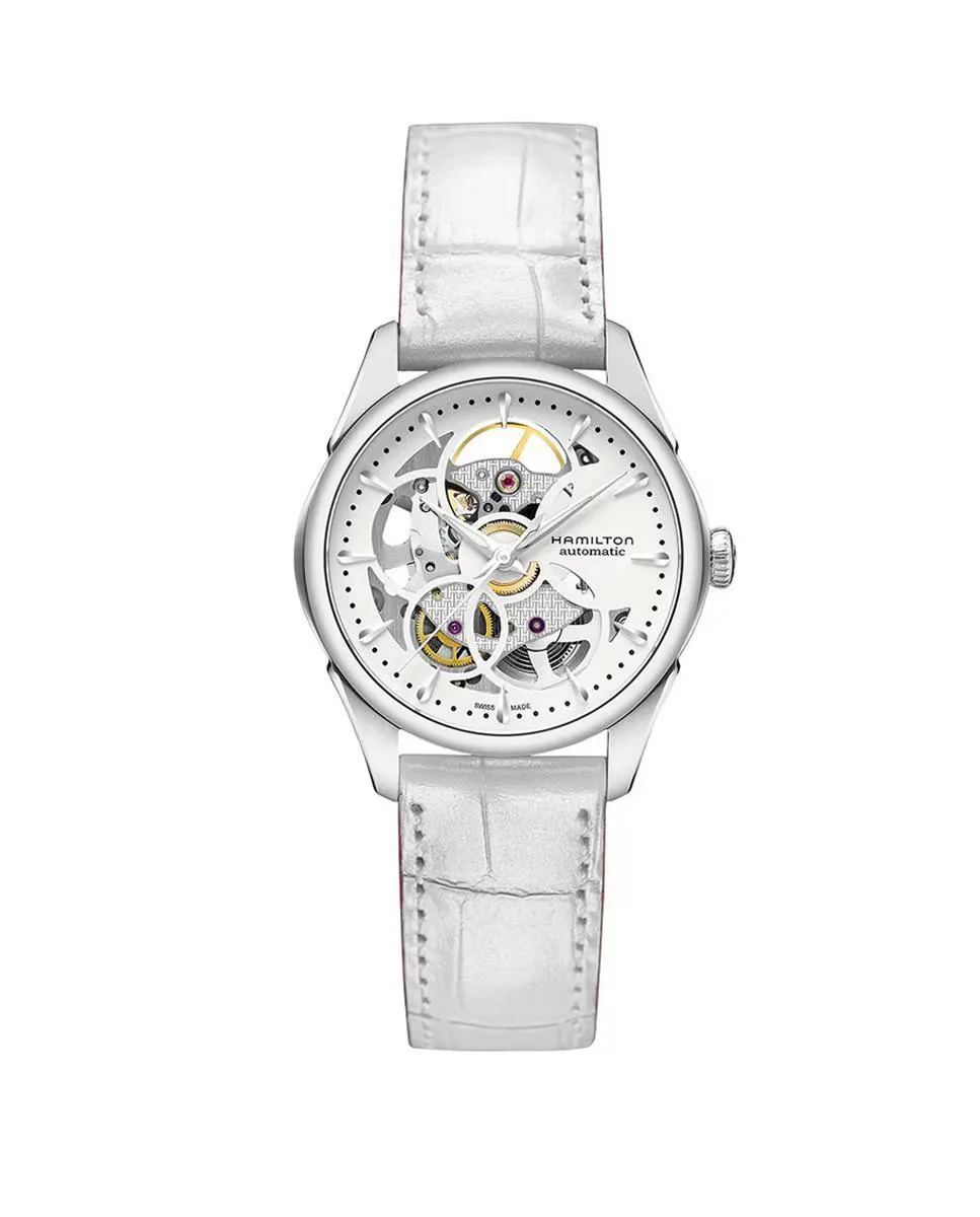 Автоматические женские часы Jazzmaster Sketeton 36 мм H32405811 с кожаным ремешком Hamilton, белый
Автоматические женские часы Jazzmaster Sketeton 36 мм H32405811 с кожаным ремешком Hamilton, белый