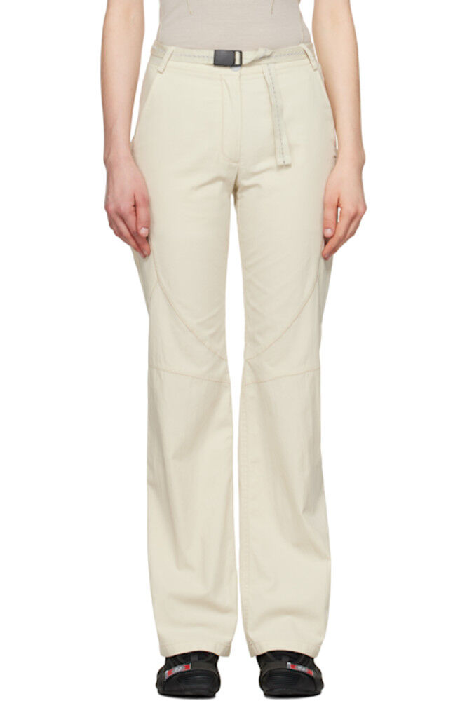 Бежевые брюки с низкой посадкой и поясом HYEIN SEO
Бежевые брюки с низкой посадкой и поясом HYEIN SEO