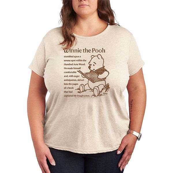Футболка с принтом Plus size Winnie the Pooh с книгой Disney, Beige
Футболка с принтом Plus size Winnie the Pooh с книгой Disney, Beige
