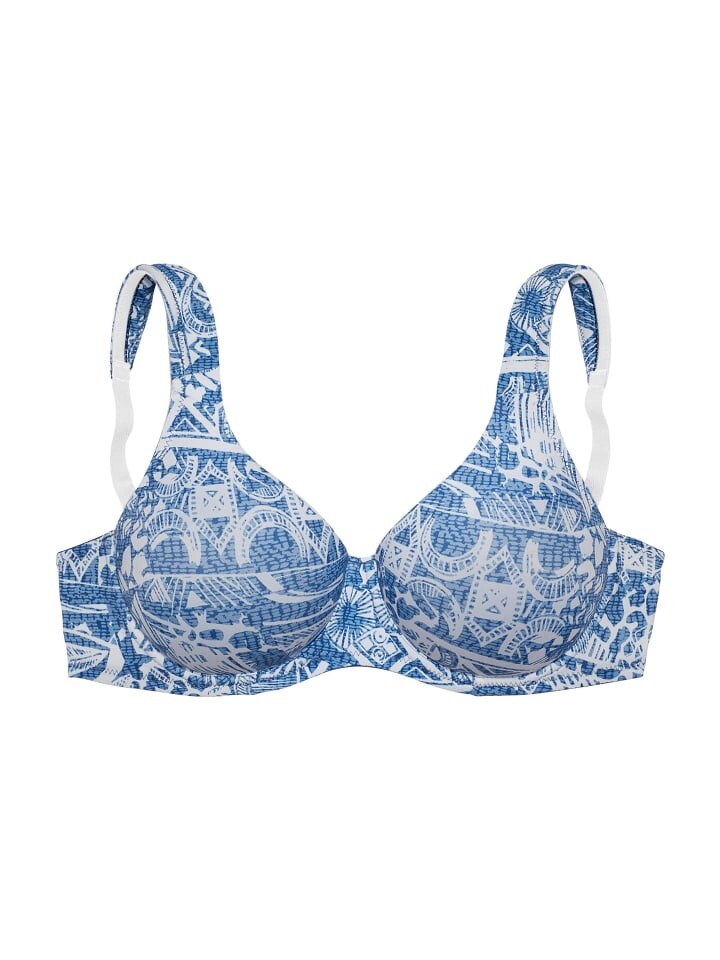 Бюстгальтер на косточках nuance, цвет blau/weiß/bedruckt
Бюстгальтер на косточках nuance, цвет blau/weiß/bedruckt