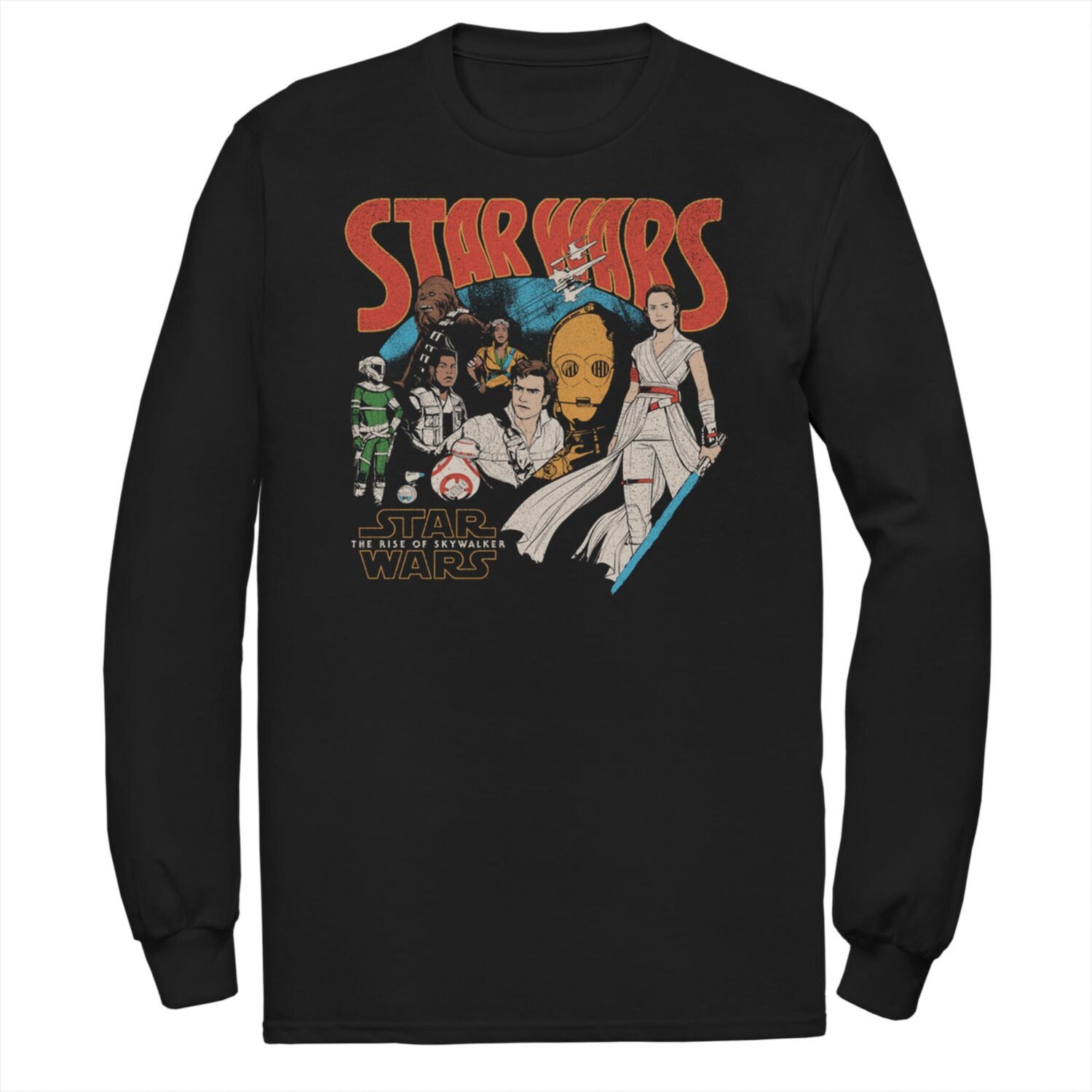 Мужская футболка с коллажем в стиле ретро «Звездные войны: Скайуокер. Восхождение» Licensed Character
Мужская футболка с коллажем в стиле ретро «Звездные войны: Скайуокер. Восхождение» Licensed Character