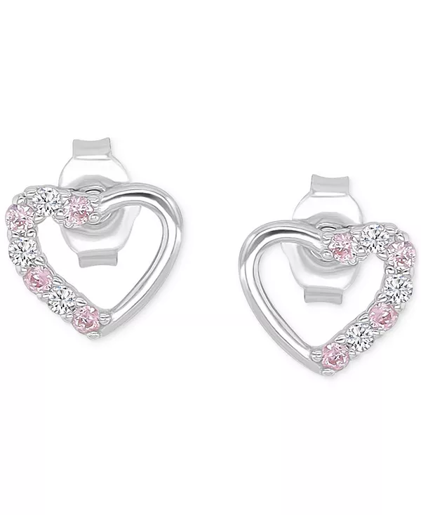 Серьги-Гвоздики в форме сердца с розовыми кубическими цирконами из 14-каратного розового золота на стерлинговом серебре Macy'S, pink/silver
Серьги-Гвоздики в форме сердца с розовыми кубическими цирконами из 14-каратного розового золота на стерлинговом серебре Macy'S, pink/silver
