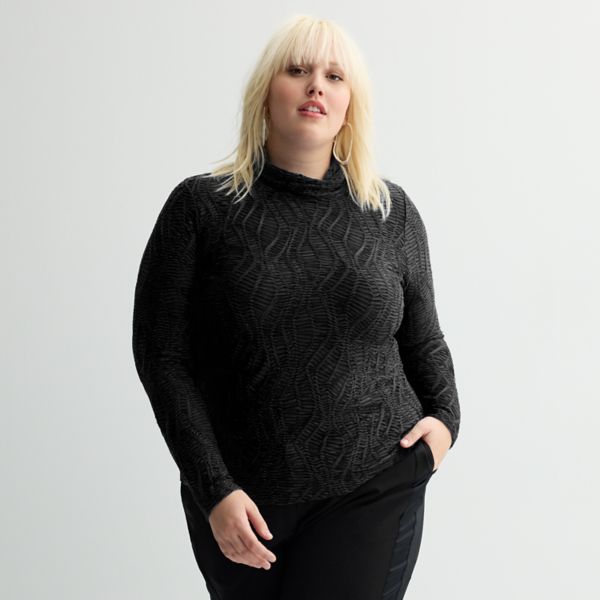 Облегающий удлиненный свитер с высоким воротником Intempo, черный
Облегающий удлиненный свитер с высоким воротником Intempo, черный