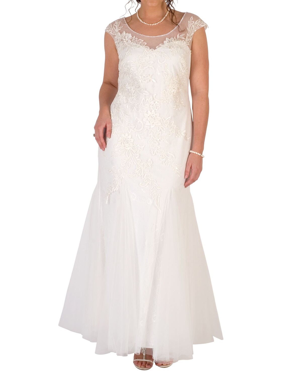 Свадебное платье Chesca Godet из тюля, цвет слоновой кости
Свадебное платье Chesca Godet из тюля, цвет слоновой кости