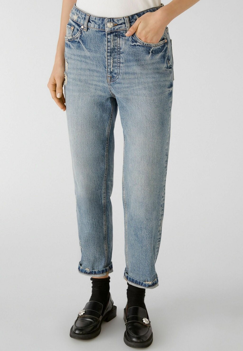 Джинсы прямого кроя Oui, синий
Джинсы прямого кроя Oui, синий