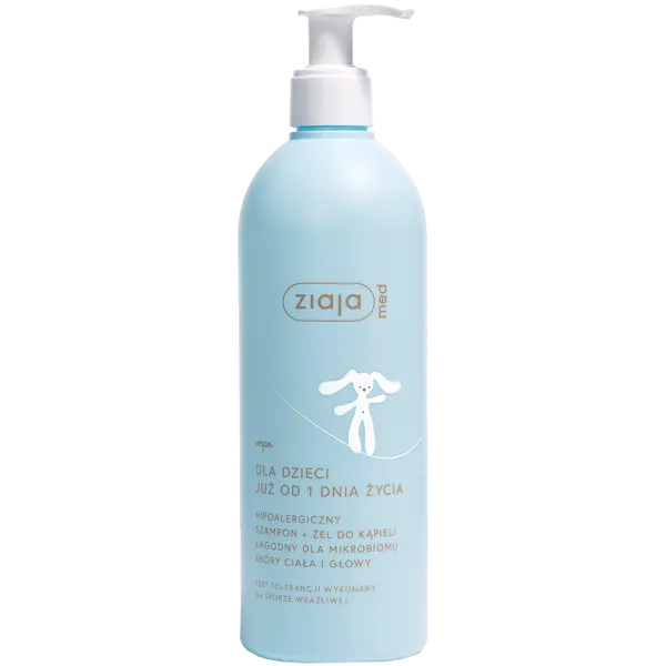 Нежный гель для мытья тела и волос для детей, 400 мл Ziaja Med
Нежный гель для мытья тела и волос для детей, 400 мл Ziaja Med
