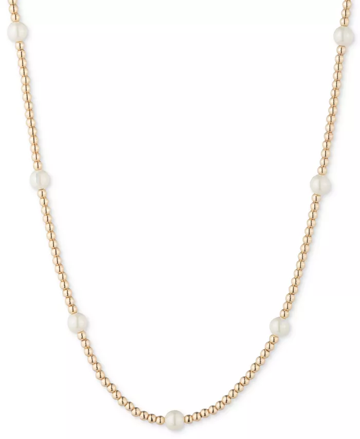 Ожерелье-воротник с бусинами из искусственного жемчуга, 16 дюймов + удлинитель 3 дюйма Lauren Ralph Lauren, белый
Ожерелье-воротник с бусинами из искусственного жемчуга, 16 дюймов + удлинитель 3 дюйма Lauren Ralph Lauren, белый