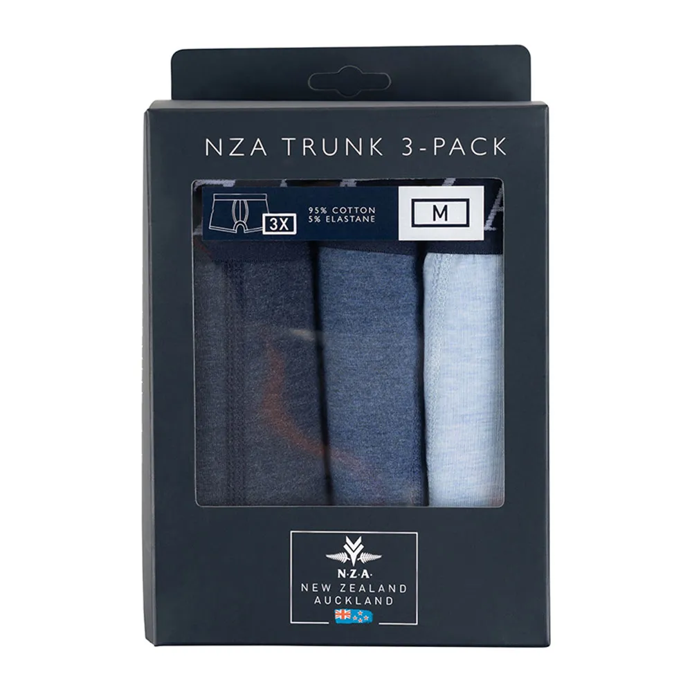 Трусы-боксеры Nza New Zealand Lukas 3 units, синий
Трусы-боксеры Nza New Zealand Lukas 3 units, синий