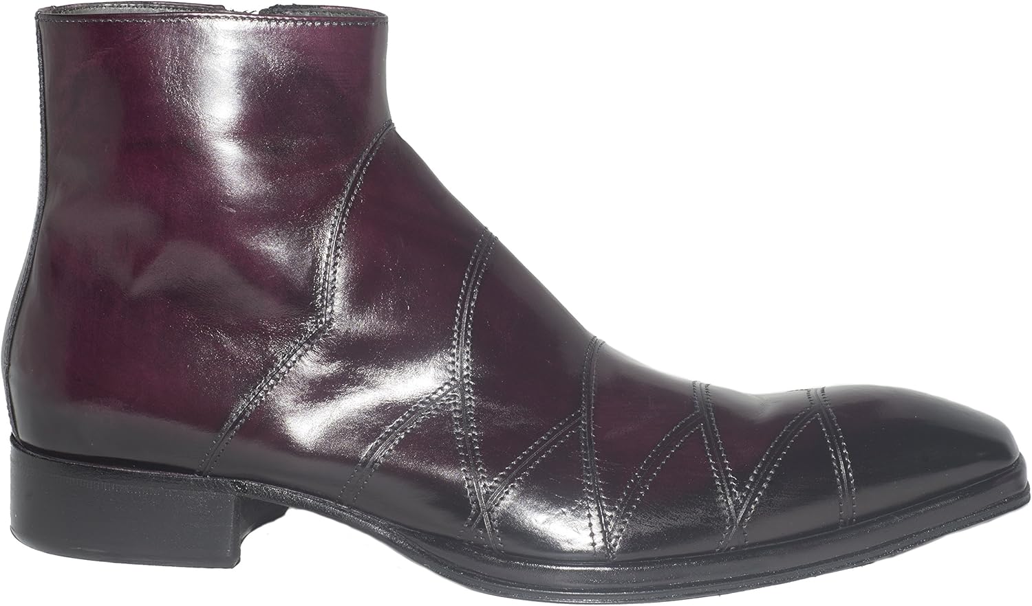 Мужские бордовые ботинки Jo Ghost 812 итальянского производства с декоративной строчкой и молнией
Мужские бордовые ботинки Jo Ghost 812 итальянского производства с декоративной строчкой и молнией