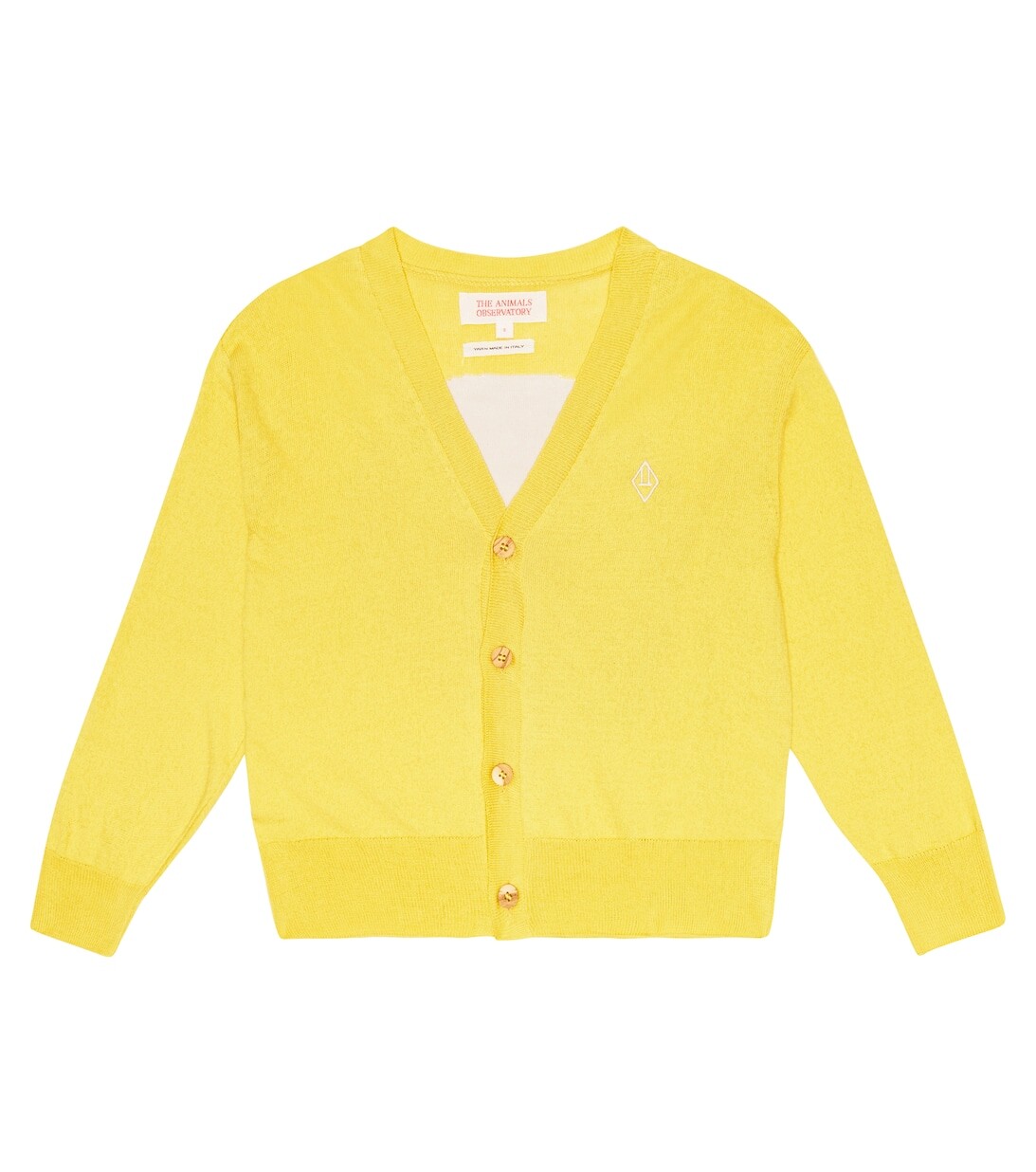Кардиган из хлопка с изображением енота The Animals Observatory, желтый
Кардиган из хлопка с изображением енота The Animals Observatory, желтый
