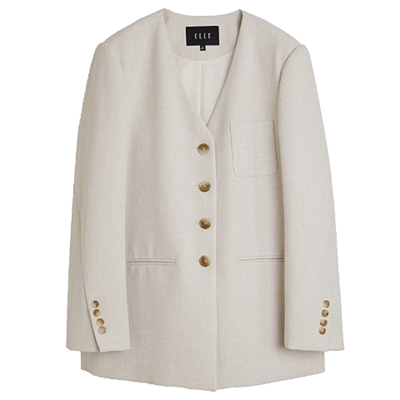 Костюм женский с V-образным вырезом Moderate Others ELLE, бежевый
Костюм женский с V-образным вырезом Moderate Others ELLE, бежевый