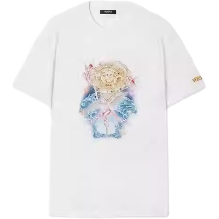 VERSACE Футболка мужская белая, Белый, VERSACE Футболка мужская белая
VERSACE Футболка мужская белая, Белый, VERSACE Футболка мужская белая