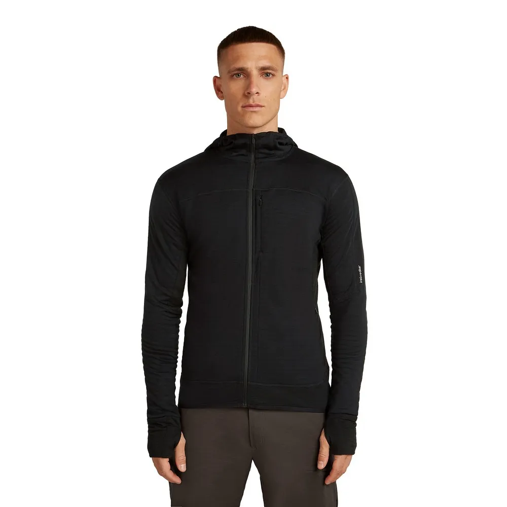 Толстовка Icebreaker Merino Blend 300 RealFleece Descender full zip, черный 
Толстовка Icebreaker Merino Blend 300 RealFleece Descender full zip, черный